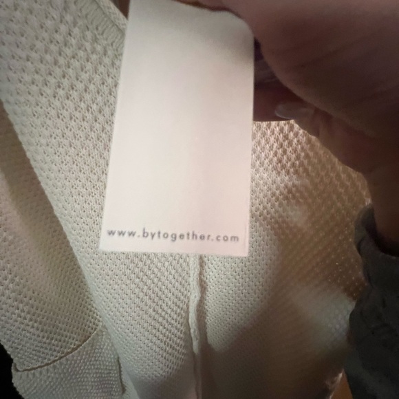 By Together Cream Textured Jumpsuit - Picture 5 of 5